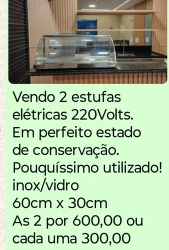 Vendo Estufas elétricas