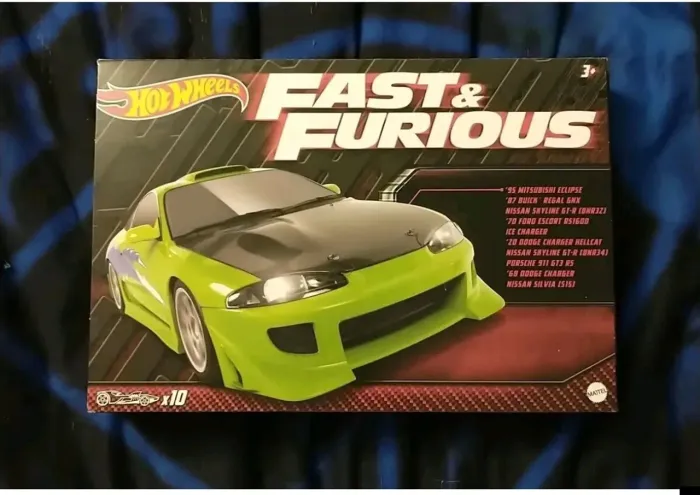 Hot Wheels HNT21 Velozes e Furiosos - Pacote com 10 miniaturas