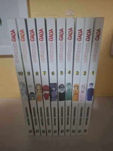 Mangá Yu Yu Hakusho - Volume 1 ao 10 - Excelente estado