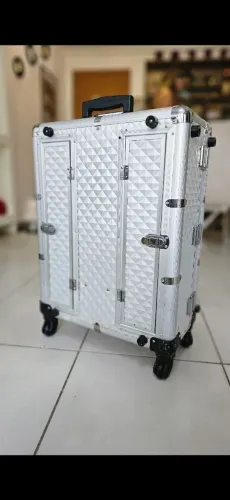 Maleta Penteadeira de Maquiagem Profissional 