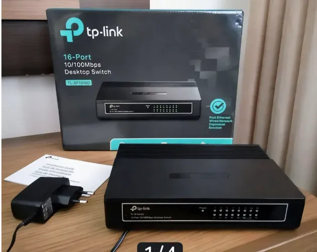 Switch TP-Link TL-SF1016D 16 portas<br><br>16 portas