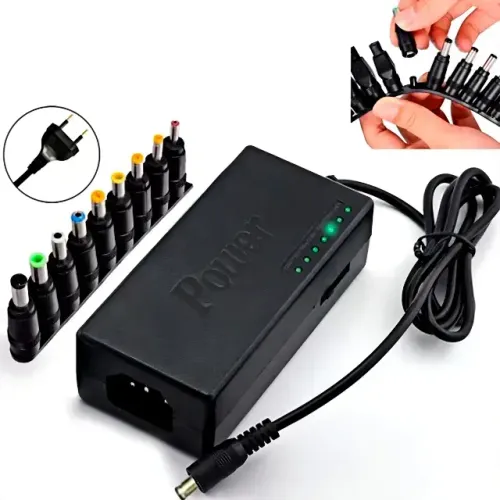 Fonte Universal Notebook 12-24v 120w 8 Conectores Inova Cor Preto