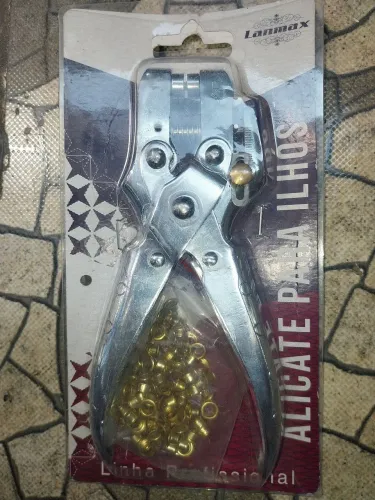 Alicate 2 em 1 de Ilhós