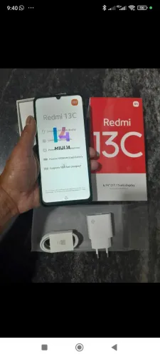 Celular Xiaomi Redmi 13C Global 128GB 8GB RAM Dual SIM Tela 6.71" - Azul Global