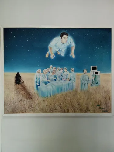 Quadro Óleo Sobre Tela - O Espírito Regresso 