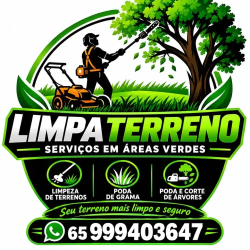 Limpeza de terreno e manutenção em jardins