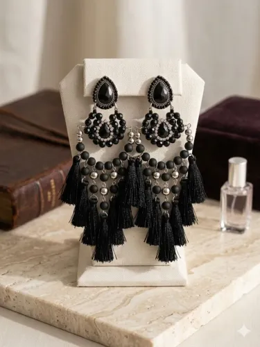 Max brinco boho chic preto