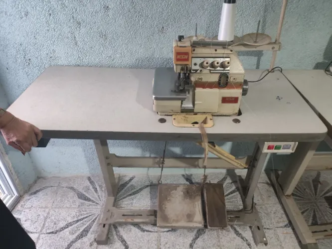 Máquina overlok industrial