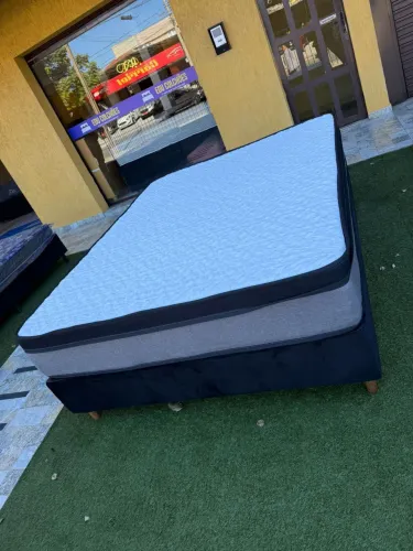 Cama de Casal Seminova TOP - Entrega GRÁTIS