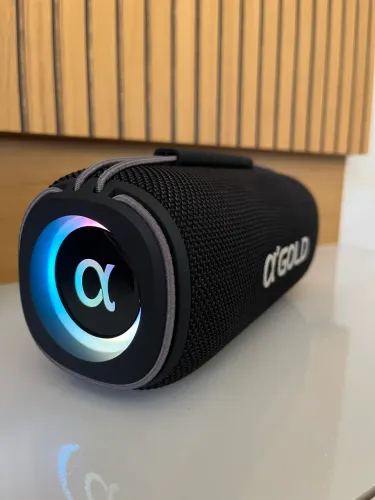 Caixa de Som Bluetooth A'GOLD Original 30W Real -   Qualidade Premium. 