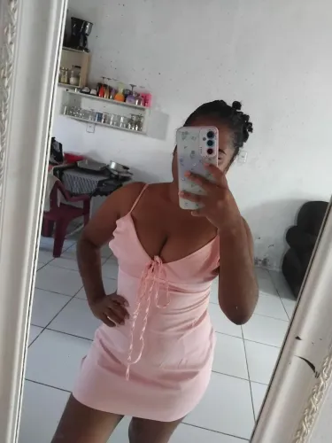 Vestido rosa curto