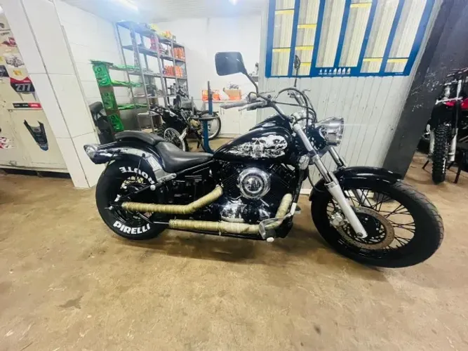 Yamaha XVS Drag Star 650  ano 2008 - apenas 17.800km. Aceito TROCA por Carro.