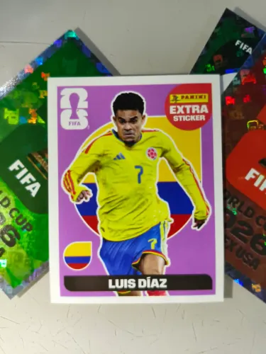 Figurinha roxa - Luis Díaz