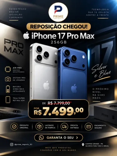 iPhone 17 Pro Max, 256gb