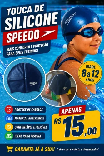 Touca de natação.