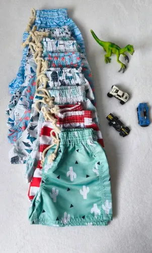 Short infantil Tactel 2 anos