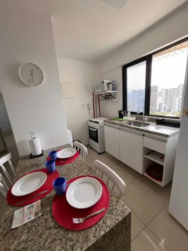 [PORTAL-PRAIA-MOB-84181] Lindo Apto Mobiliado 2 Quartos | Suíte + Varanda com Vista Mar