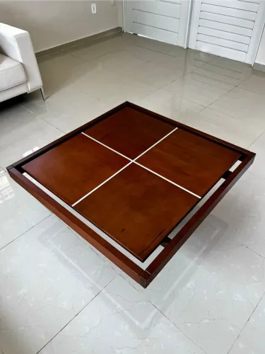 Mesa de Centro Jacaúna Original - 1,00 x 1,00 m - Em excelente estado de conservação