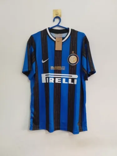 Camisa Inter Milão Retrô Adriano 10 Azul - Home Final Champions