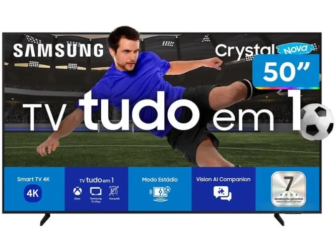 Smart tv 50 Samsung crystal 4k lacrada
