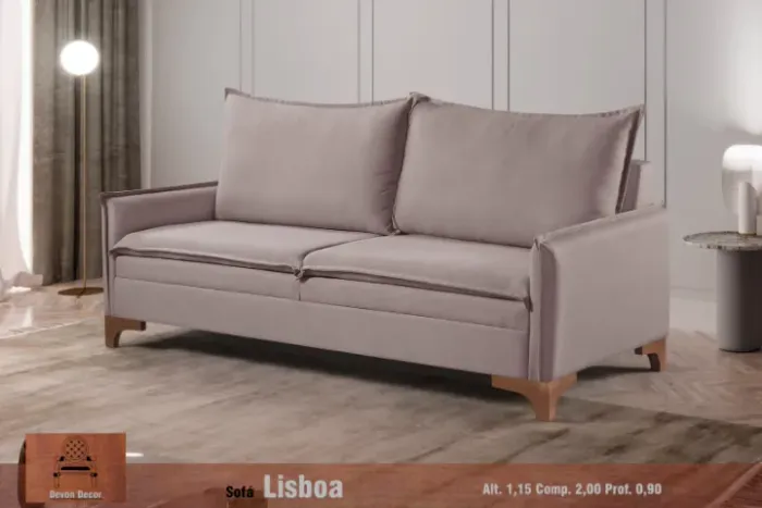 ESTOFADO LISBOA LIVING 2,00m DEVON DECOR