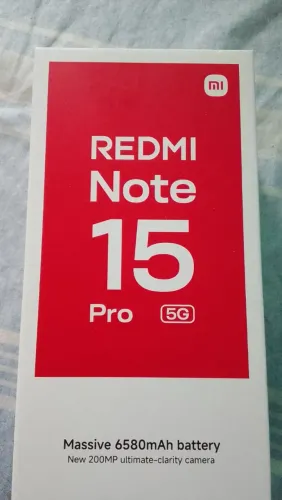 Celular xiaomi note 15 pró 5g 512