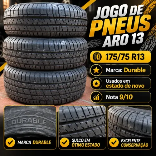 jogo de pneu renault twingo medida 175/75/13 aro 13