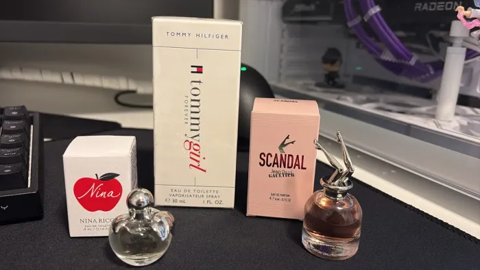 Kit perfumes originais, tommy 30 ml e demais miniaturas