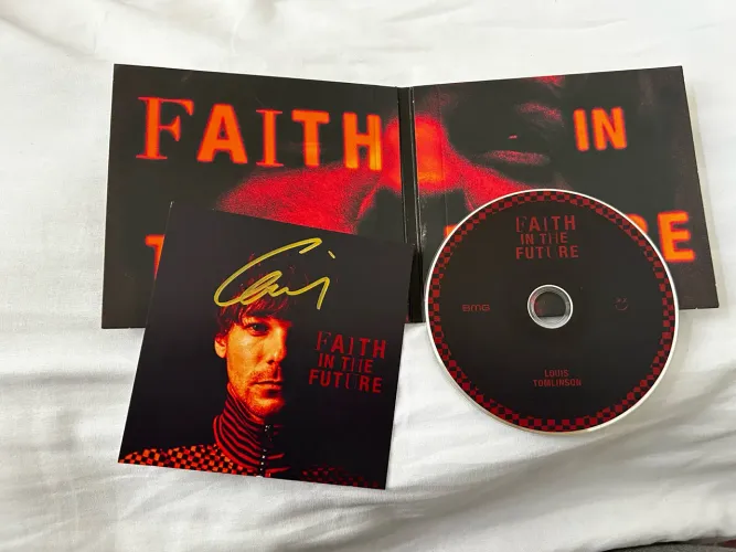 cd faith in the future louis tomlinson autografado