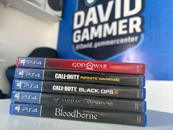 LOTE 5 JOGOS PS4 (LOTE COMPLETO 5 UNIDADES)