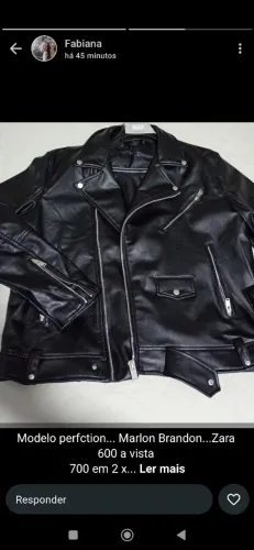 Jaqueta de couro perfecto Zara