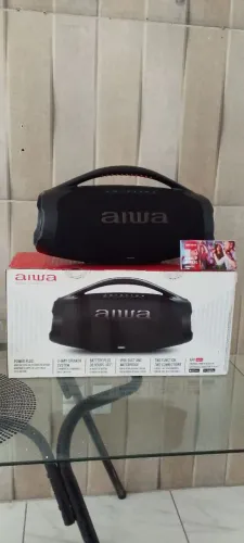 Caixa de som portátil boombox 