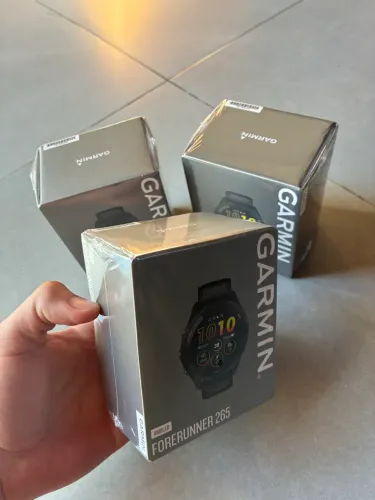 Relógio Garmin Fr 265 Original Função Music Tela Amoled Monitor Cardíaco e GPS