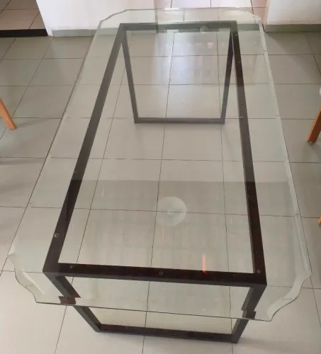 Mesa de vidro 8mm
