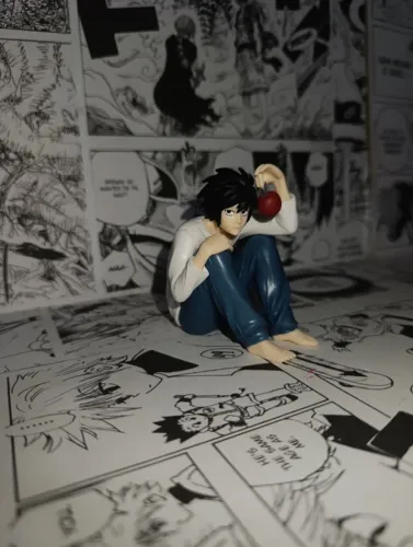 Action Figure L Lawliet Noodle Stopper - Death Note