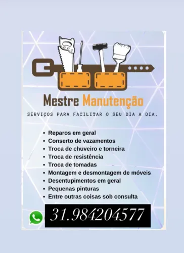 Instalações/montagens de móveis e reparos em geral