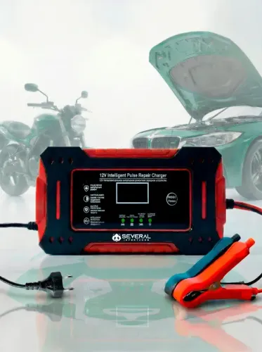 Carregador Inteligente De Bateria Automotiva Several Importados 12v Portátil Rápido