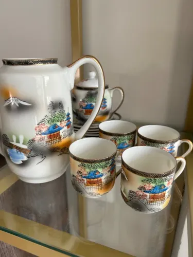 Jogo de chá Porcelana