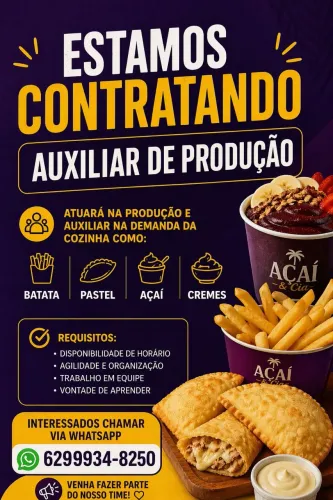 Auxiliar produção 