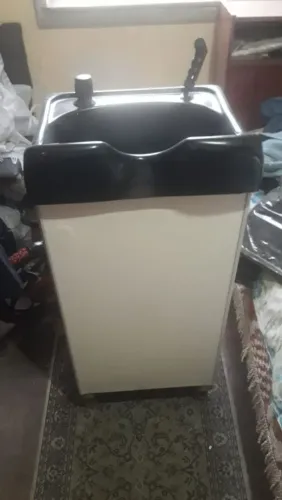 Lavatório cabeleireiro água quente e fria