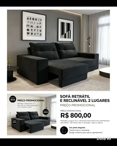 Sofá resem comprado
