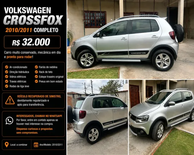 Volkswagen Crossfox 1.6 MI Total Flex 8V 5P 2011