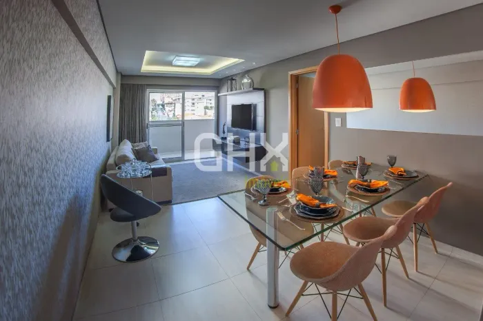 Apartamento à venda no bairro Sagrada Família, com 03 quartos, 01 suíte, 02 vagas e varand