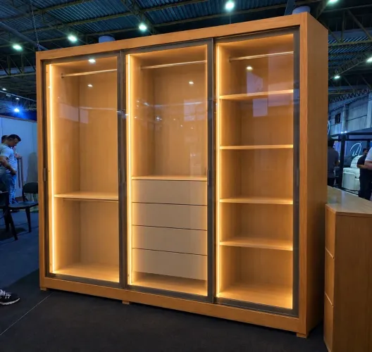 Roupeiro Closet Royale Espelhado 100%mdf