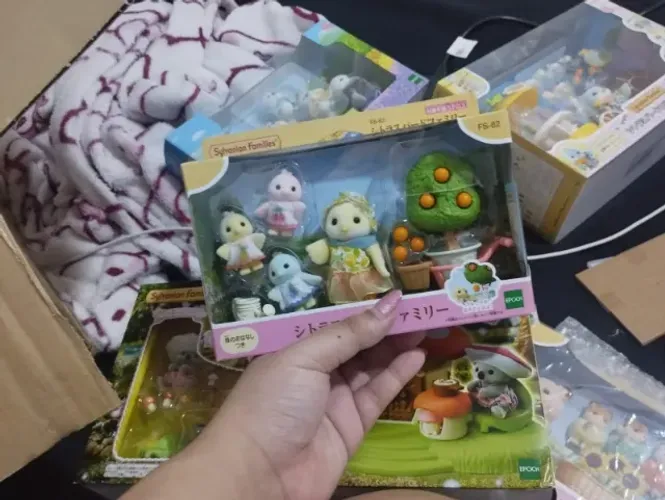 Sylvanian Families Família de Pássaro Laranjinhas
