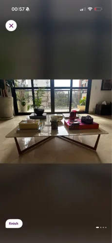 Mesa de centro quad Rafa 1x1 finish