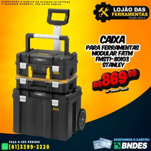 Caixa Para Ferramentas Modular FATM FMST1-80103 Stanley
