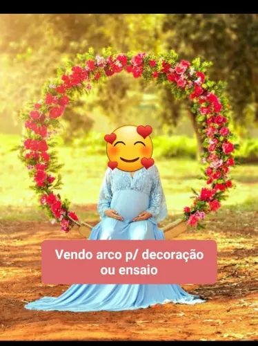 Balanço + Arco para decoração de festas ou ensaio fotográfico 