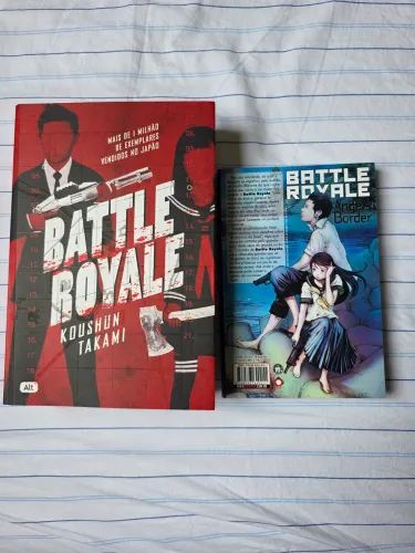 Livro Battle Royale + mangá Battle Royale Angels Border