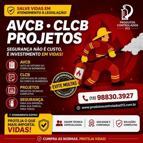 AVCB e CLCB | Emissão, Renovação e Regularização junto ao Corpo de Bombeiros